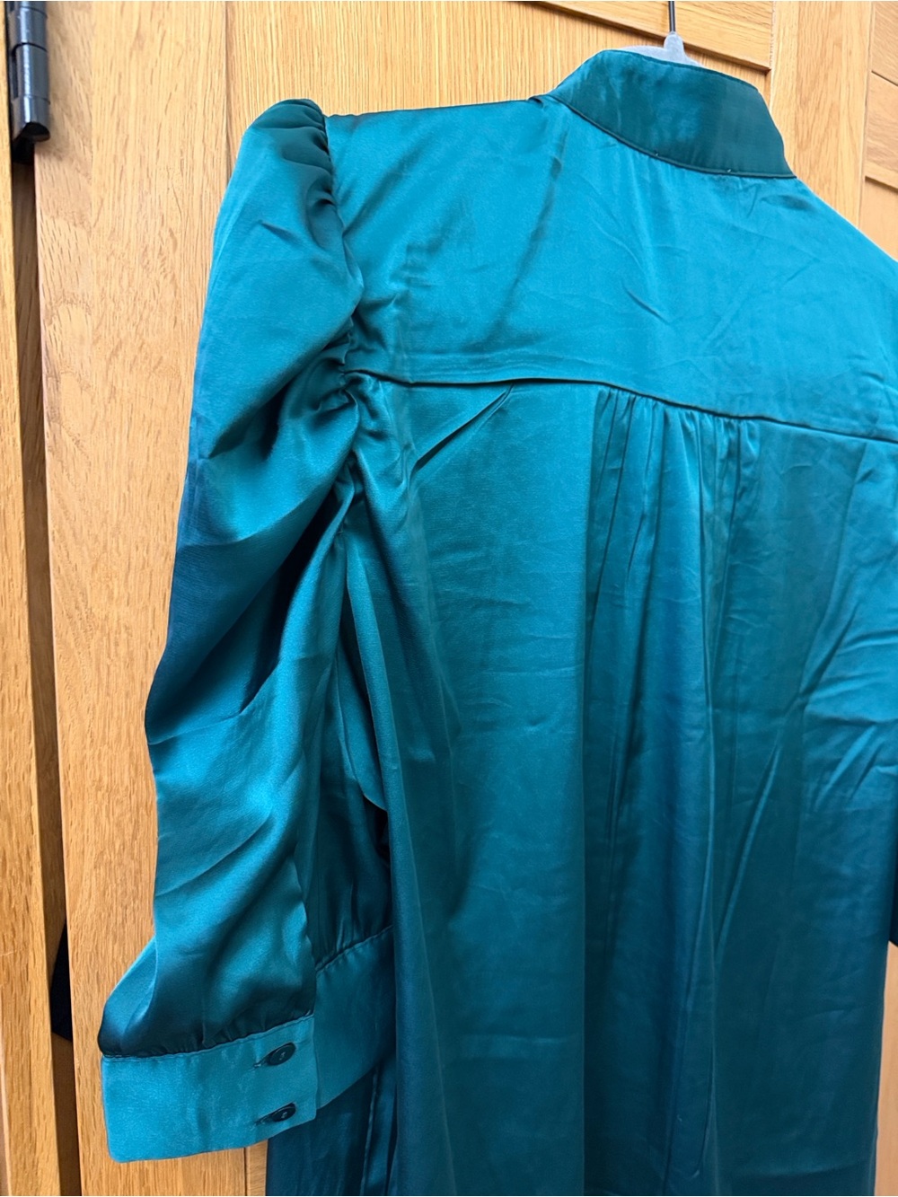 Ruffled sleeve button down - Picture 4 of 4